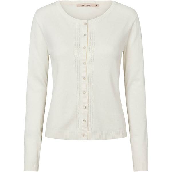 RUE de FEMME Heloise strikket cardigan - White