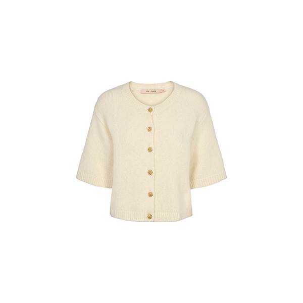 RUE de FEMME Elisa stikket cardigan - Off white 