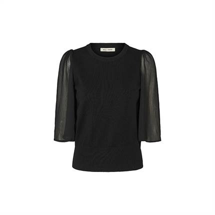 RUE de FEMME Hotensia knit blouse - Black
