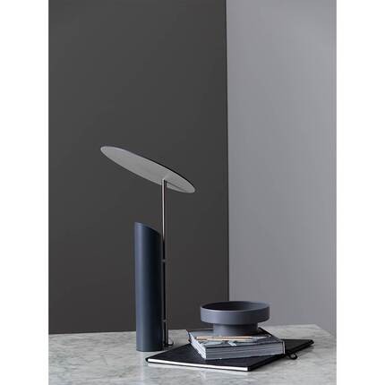 Verner Panton - Verpan Reflect Bordlampe - Mat grå