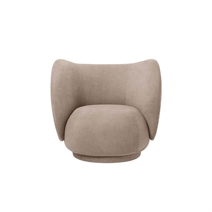 2: Ferm Living Rico lounge chair/swivel - Brushed warm grey