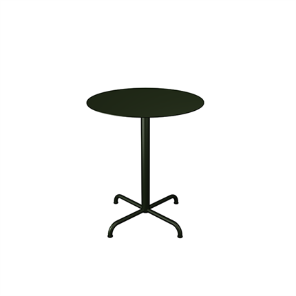 Rundt cafébord i grøn Ø64 cm