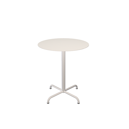 Rundt cafébord i hvid Ø64 cm