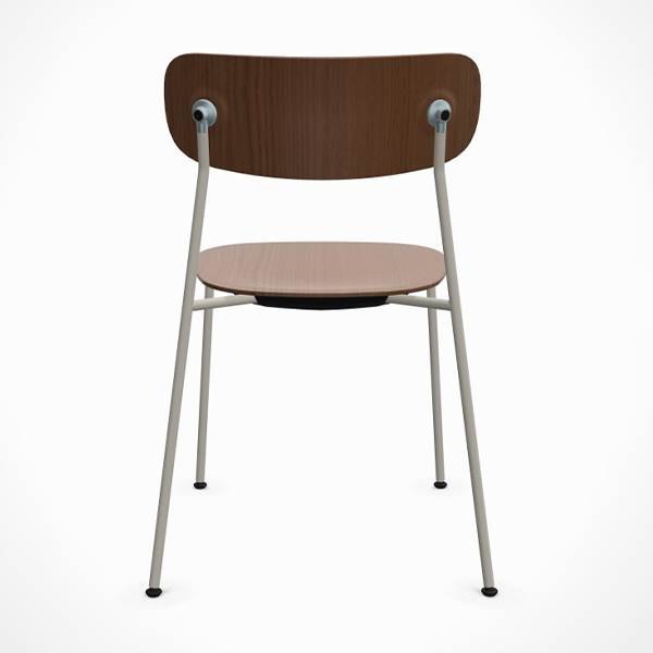 Se Andersen Furniture Scope spisebordsstol - Light Sandy Grey / Zink / Røget mat lak hos Erling Christensen Møbler