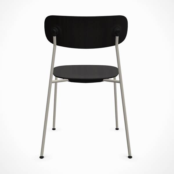 Andersen Furniture Scope spisebordsstol - Light Sandy Grey / Sort / Sort mat lak