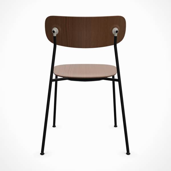 Andersen Furniture Scope spisebordsstol - Sort / Light Sandy Grey / Røget mat lak