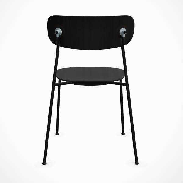 Se Andersen Furniture Scope spisebordsstol - Sort / Zink / Sort mat lak hos Erling Christensen Møbler