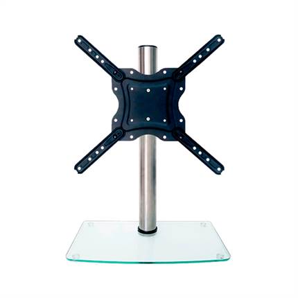 Sinox StandView TV bordstand med drejbar top. 26"-55". Alu finish