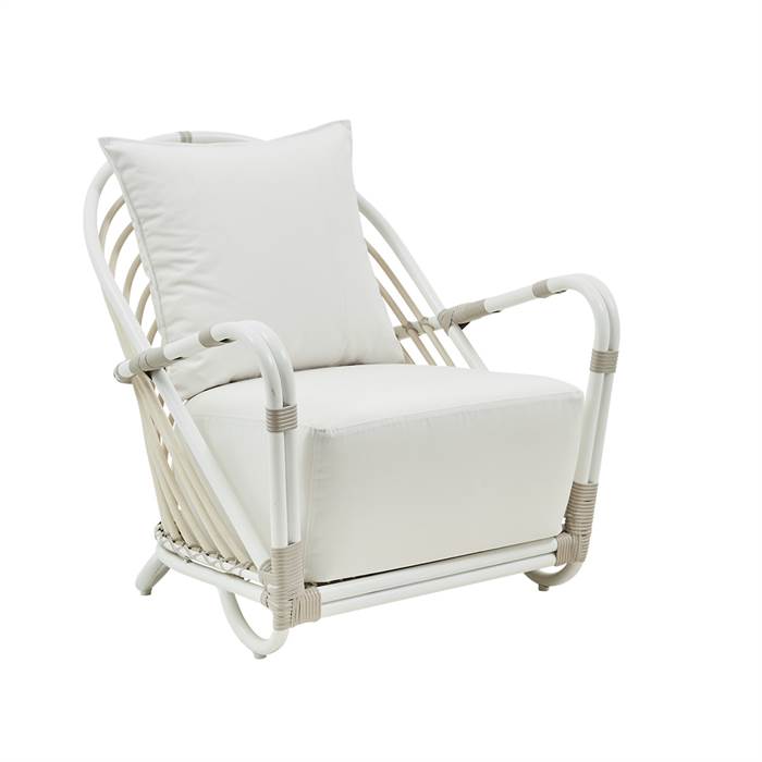 #1 - Sika Design Charlottenborg Exterior stol - Dove White - inkl. hynde i B450 white