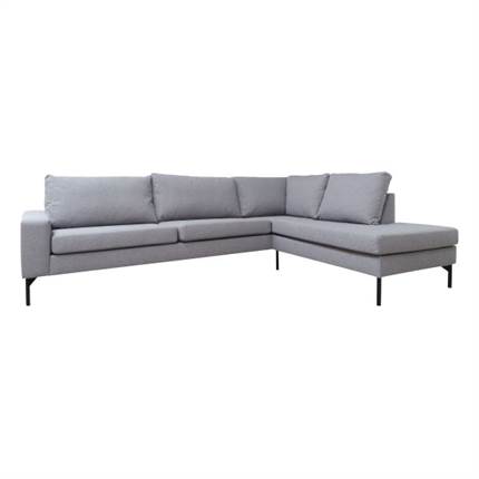 Sindal sofa med open end - Grå