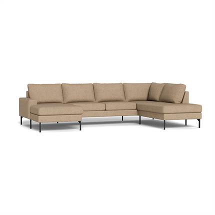 Sindal sofa med chaiselong og open-end - Beige