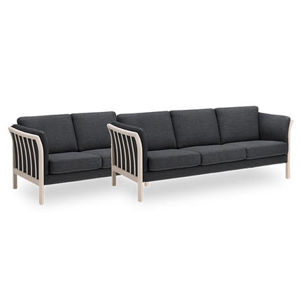 Skalma Asmara sofasæt - 2 + 3 personers - grå stof