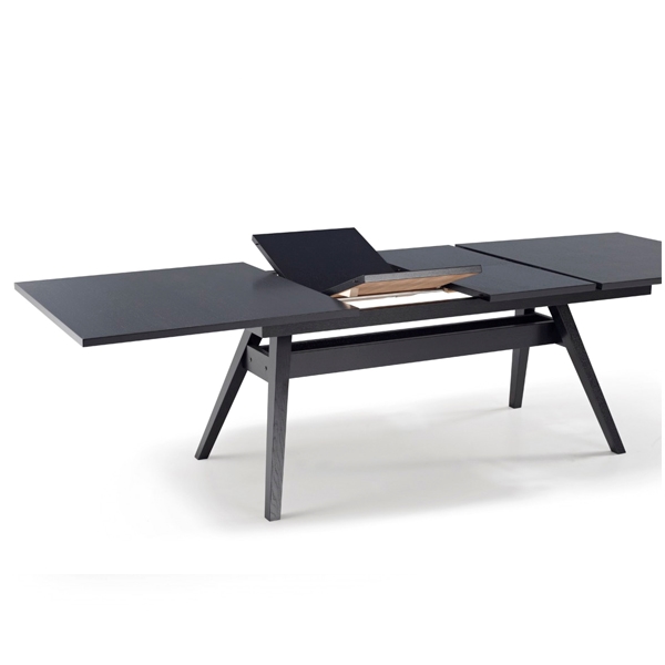 Se Skovby SM11 spisebord - 183/275 x 100 cm - Sort eg finer hos Erling Christensen Møbler