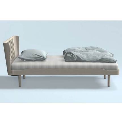 Auping noa ramme, enkelt, Soft White Oak2