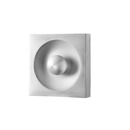 Verner Panton - Verpan Spiegel Væglampe / Loftlampe - Børstet aluminium