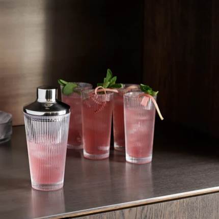 Stelton Pilastro cocktail shaker - Clear