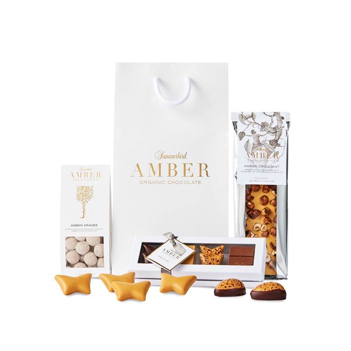 Se Summerbird Amber chokolade giftbag hos Erling Christensen Møbler