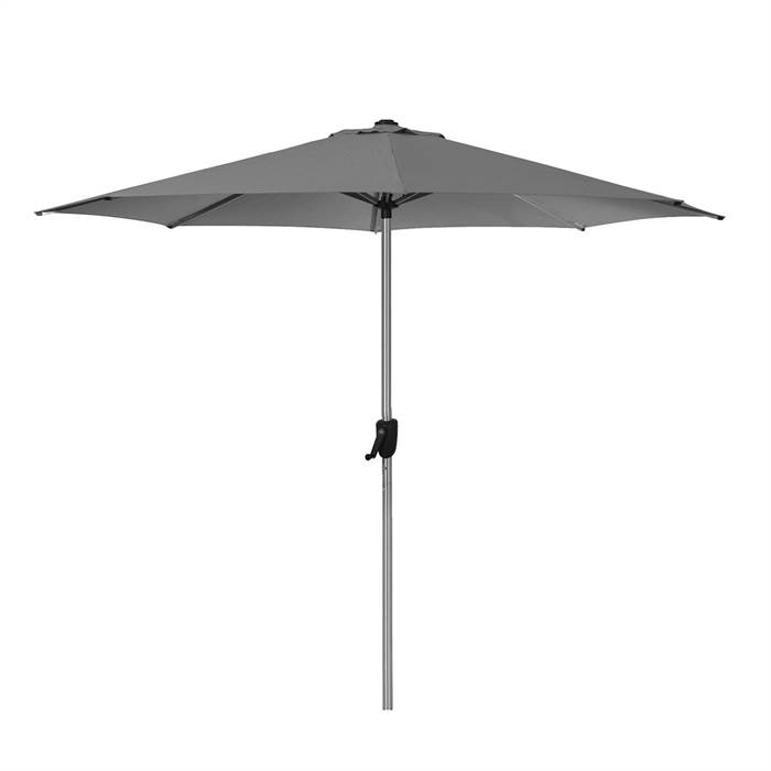 7: Cane-Line Sunshade parasol m/krank - Ø 300 cm - Antracit