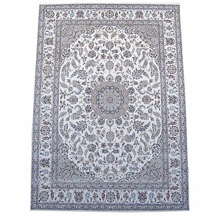 Ægte tæppe  Indo Tæbriz fine 85 x 369 cm.