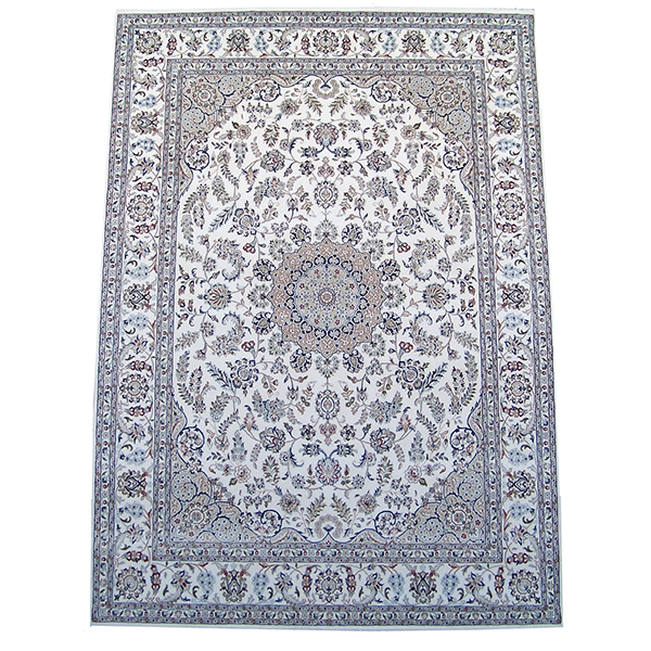 Ægte tæppe  Indo Tæbriz fine 142 x 203 cm.