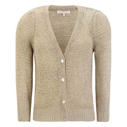 Soft Rebels Tapey cardigan knit - White pepper 