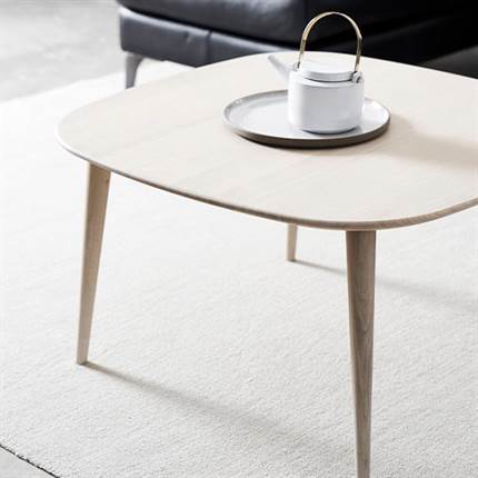 Thomsen Furniture Oak sofabord 80 x 80 - højde 40 cm