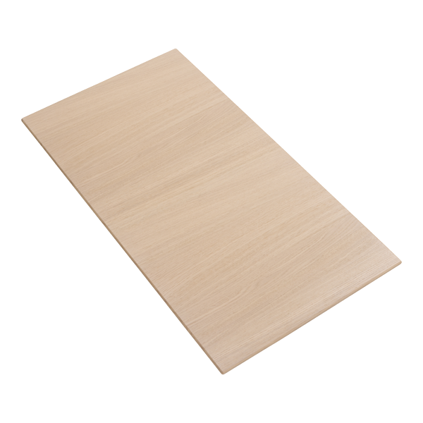 Tillægsplade til Corna spisebord i lys eg