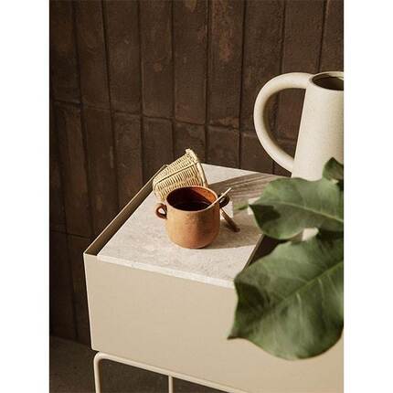 Ferm Living Tray for plant box - Marble-Beige