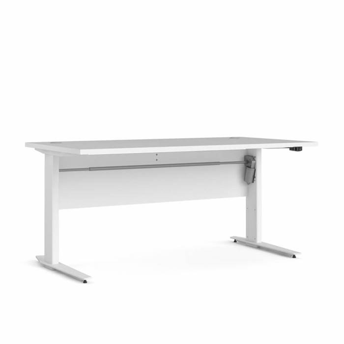 4: Tvilum Prima Komb. skrivebord - 150 cm - Hvid