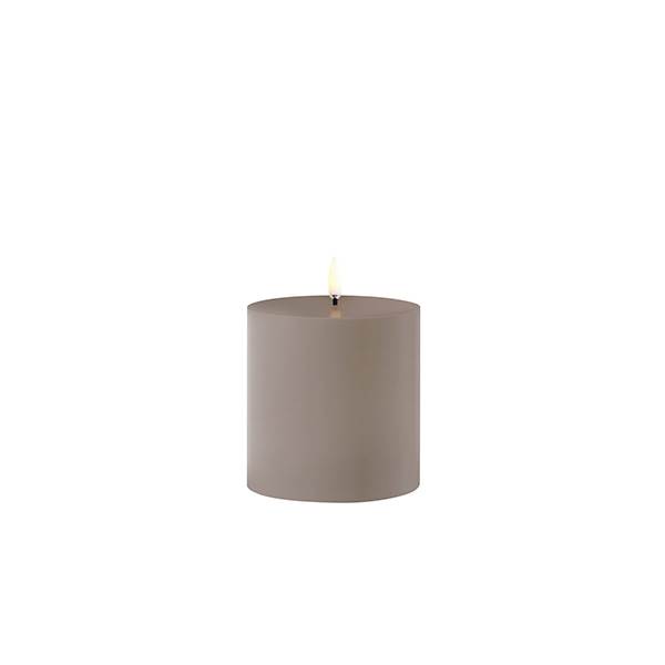 Uyuni Lighting LED Pillar udendørs bloklys - H10 cm - Sandstone