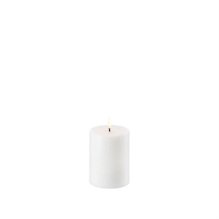 Uyuni Lighting LED Pillar bloklys - Ø7,8 x H10 cm - Nordic White