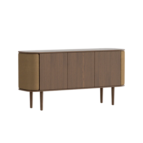Umage Treasures 3-dørs skab – Mørk eg – Sugar Brown