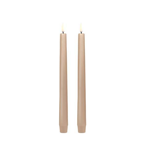 To Uyuni LED kronelys i 25 cm i beige