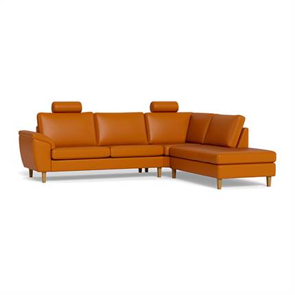 Verona modulsofa med open-end - Læder