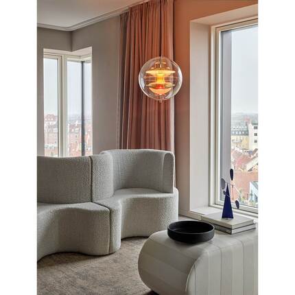 Verner Panton - Verpan VP Globe Pendel - Messing - Ø:40 cm.
