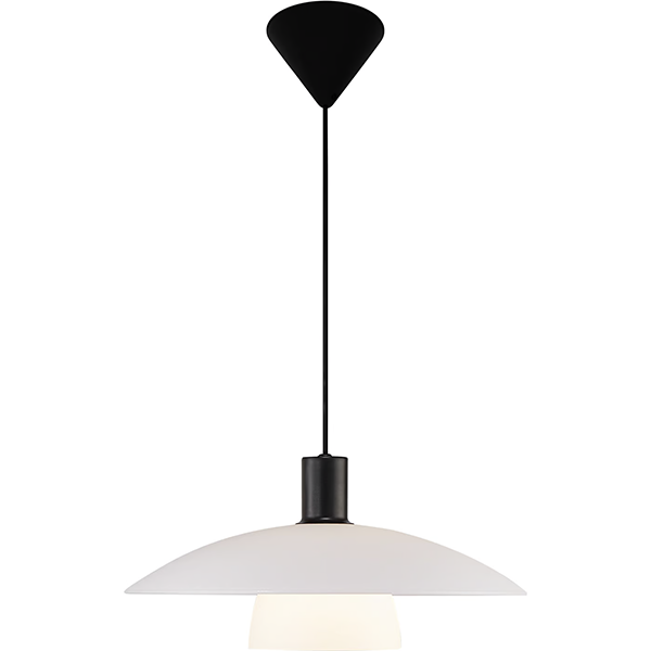 Klassisk loftslampe i hvid fra Nordlux