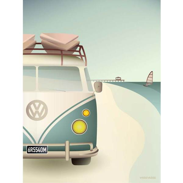 ViSSEVASSE VW Camper plakat