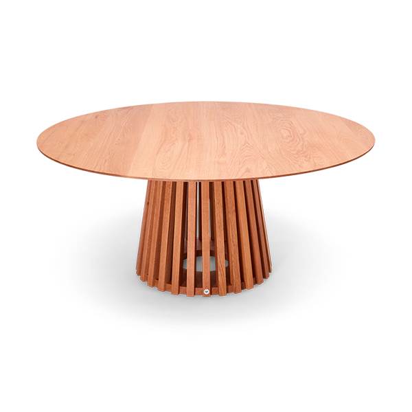 Se Wood Zone WZ.12 spisebord - Ø120 cm - Eg / RMC Naturel hos Erling Christensen Møbler