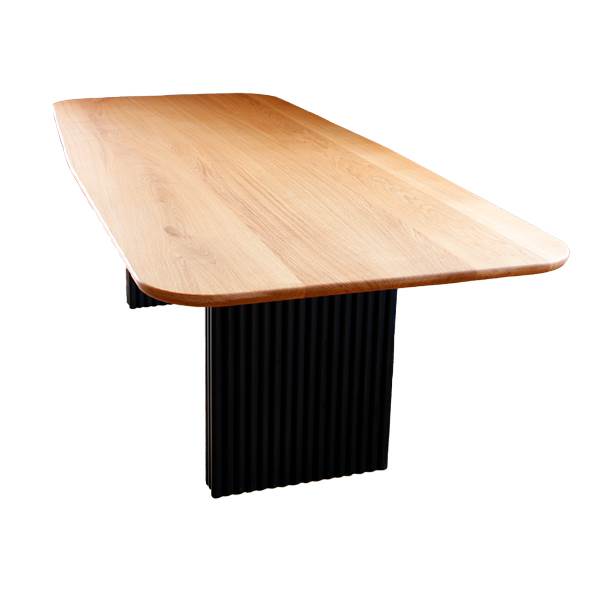 Se Wood Zone WZ.04 spisebord - Europæisk eg - 240 x 100 cm - RMC White 5% hos Erling Christensen Møbler