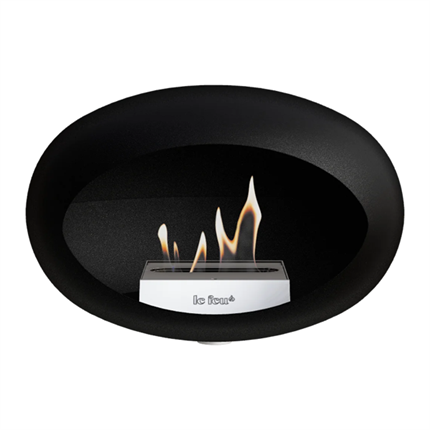 Stilren Wall biopejs fra Le Feu i sort