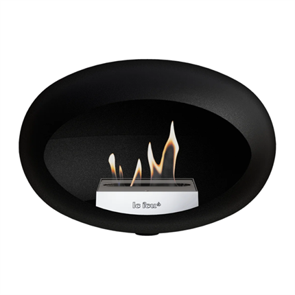 Stilren Wall biopejs fra Le Feu i sort.