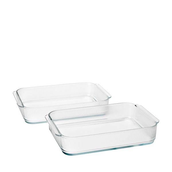 Stelton Pilastro ovnfast fad L 33,1 cm, 2 stk - Klar 