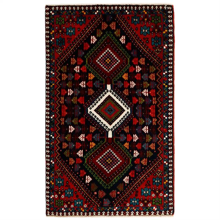 Billede af Ægte tæppe Iran Yalameh - 60x96 cm