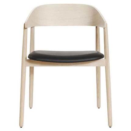 Andersen Furniture AC2 spisebords stol - eg sæbe - læder