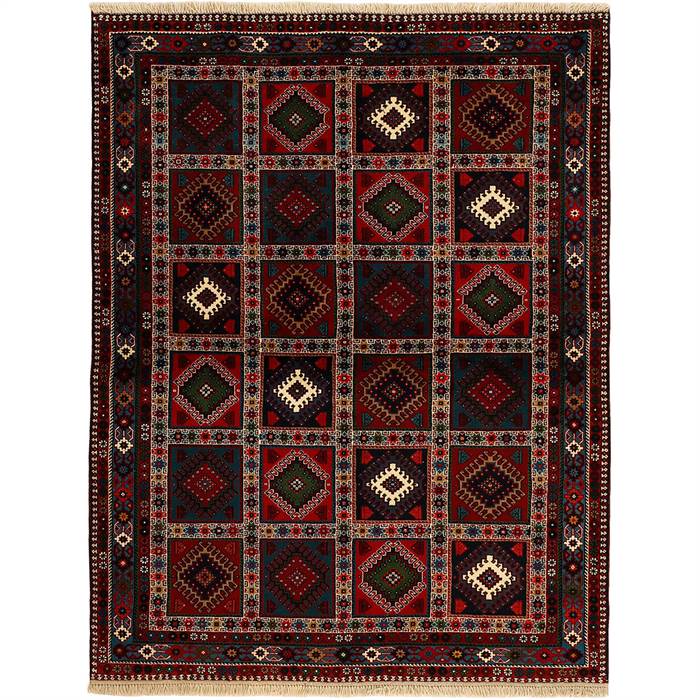 Billede af Ægte tæppe Iran Yalameh 153x200 cm