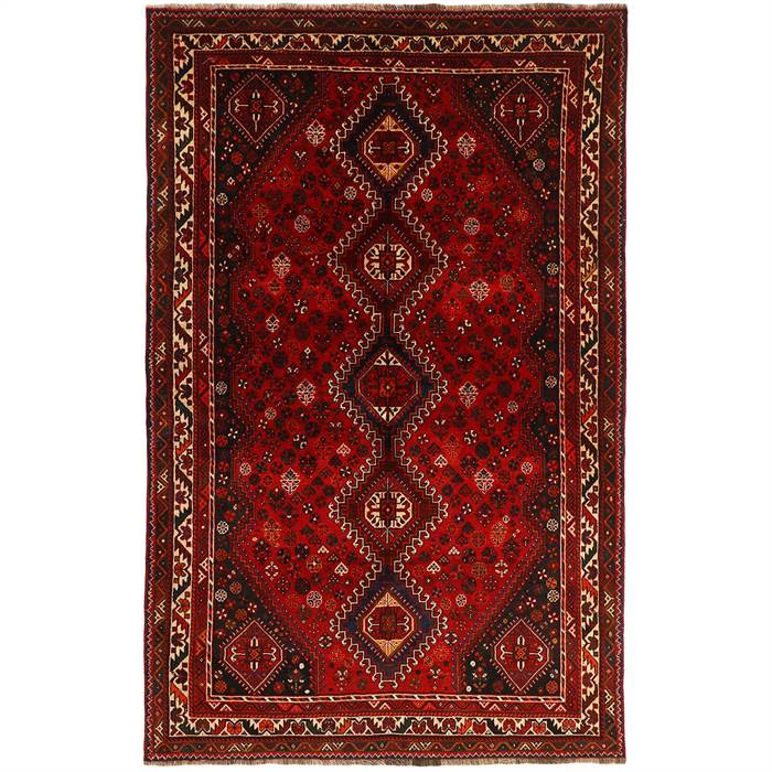 Billede af Ægte tæppe Iran Kashghai 158x254 cm