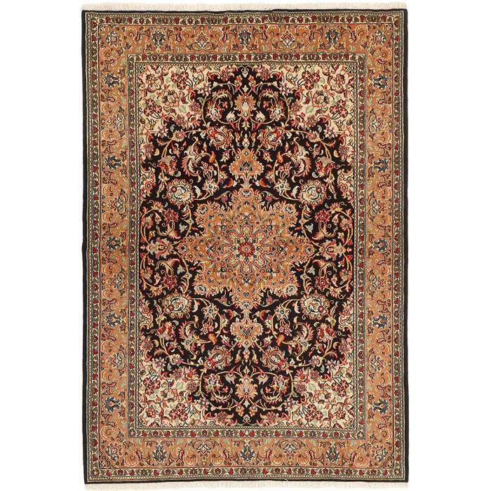 Billede af Ægte tæppe Iran Ghom 150x220 cm