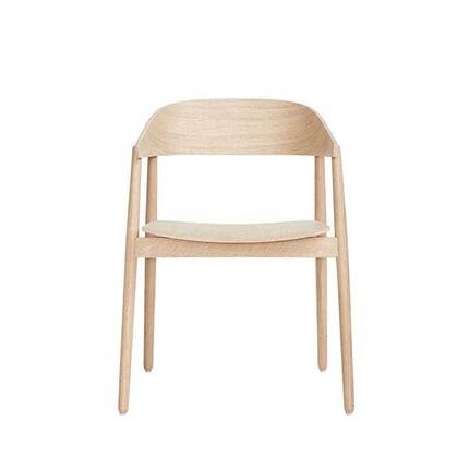 Andersen Furniture AC2 spisebordsstol - eg hvid mat lak 