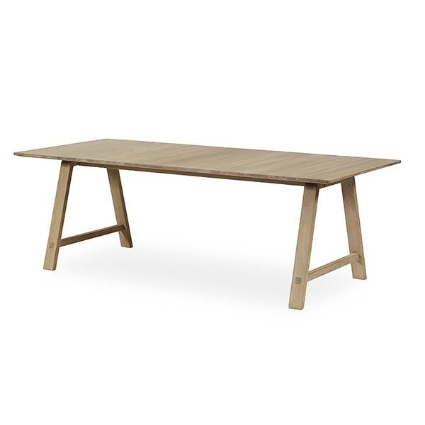 Andersen Furniture T1 spisebord - massiv sæbebehandlet eg - 95x220 cm