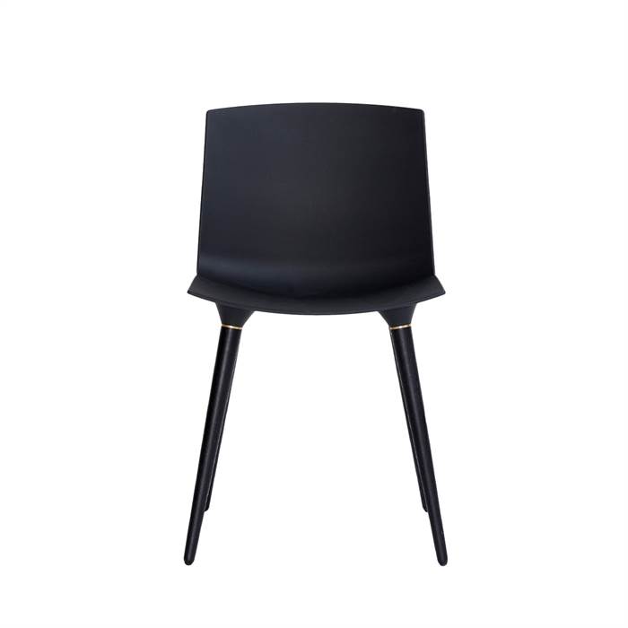 Billede af Andersen Furniture TAC spisebordsstol - plast - Sort - Sort stel